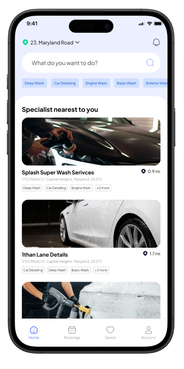 Bookovia App Interface